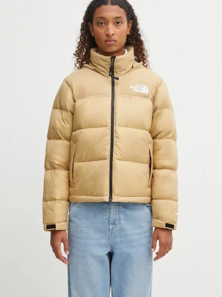 The North Face Péřová bunda The North Face Retro Nuptse béžová