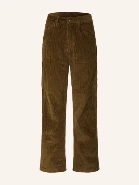 Levi's® Kordové Kalhoty Loose Straight Carpenter Regular Fit hnědá