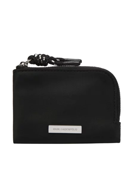 KARL LAGERFELD Portofel pentru monede negru