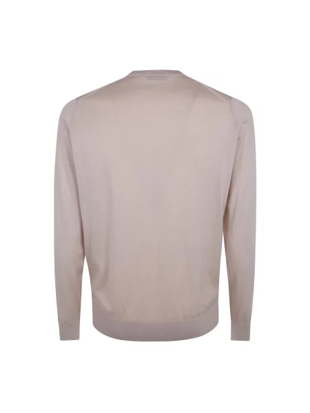 Sweter John Smedley brązowy