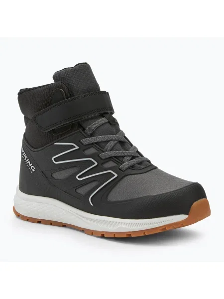 Gyerek hótaposó Viking Footwear Equip Defence Warm WP 1V black/ charcoal Equip Defence Warm WP 1V fekete