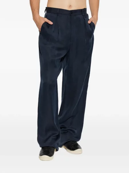 Pantaloni Giorgio Armani albastru