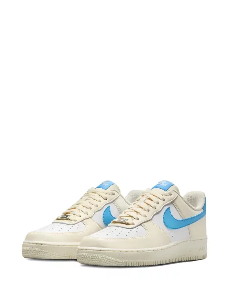 Кожени маратонки Nike Air Force 1 камъни бяло