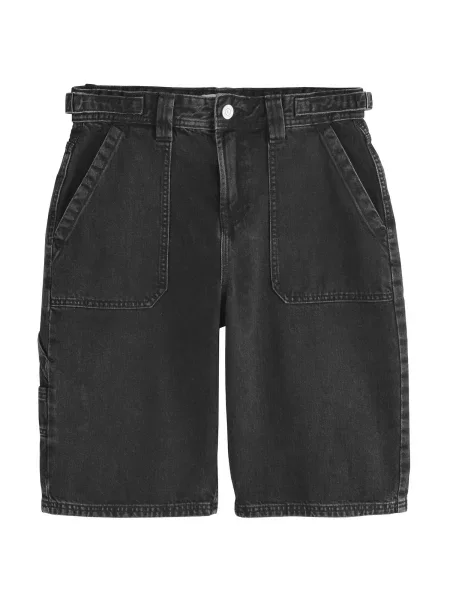 Next Jeans Jorts denim negru