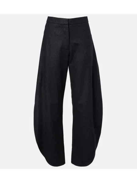 Spodnie Alaïa wełniane szare