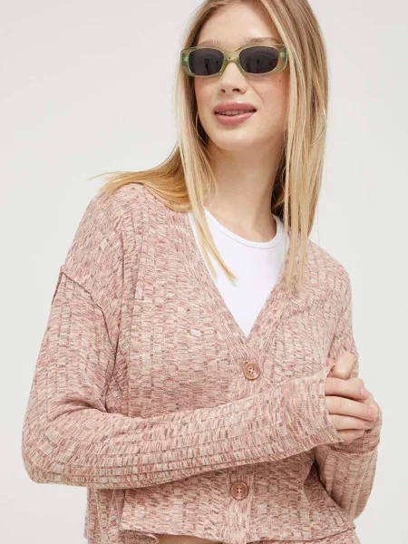 Жилетка Billabong от лека материя розово