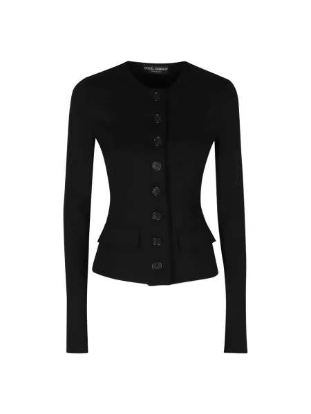 Marynarka Dolce And Gabbana wełniana czarna