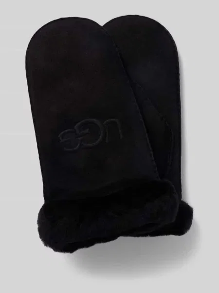 Ugg Rękawiczki Jednopalcowe schwarz czarne