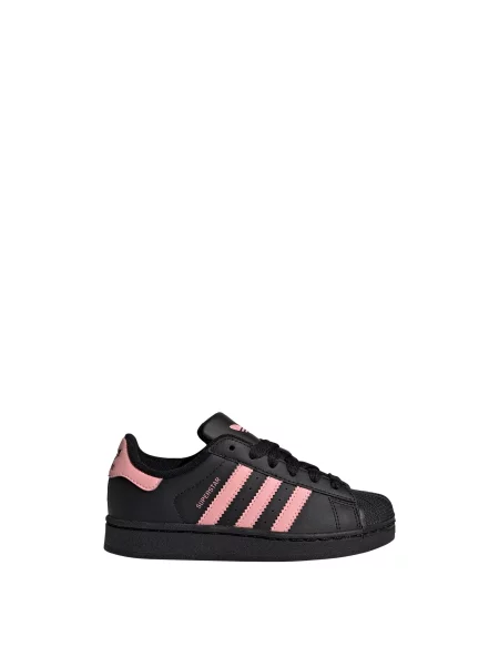 ADIDAS ORIGINALS Tenisky Superstar II svetloružová čierna