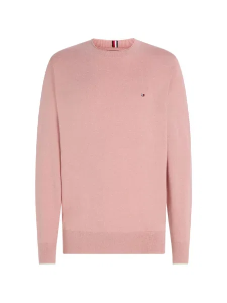 Lekki sweter Tommy Hilfiger różowy