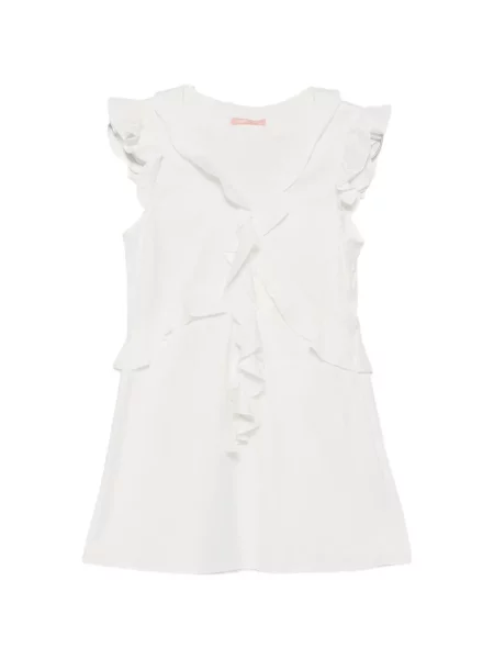 Rochie mini Maggie Marilyn cu volane alb