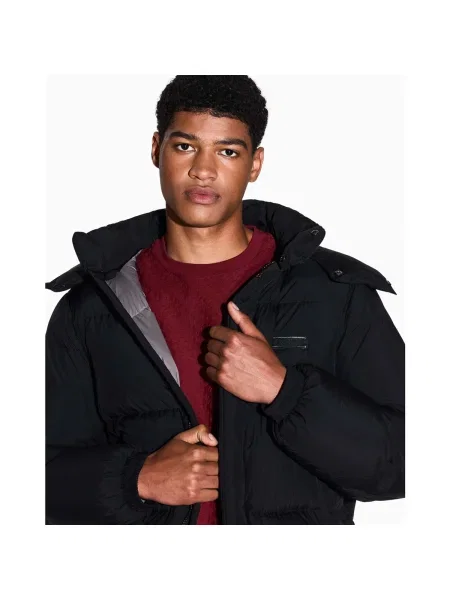 Geacă cu puf Armani Exchange negru