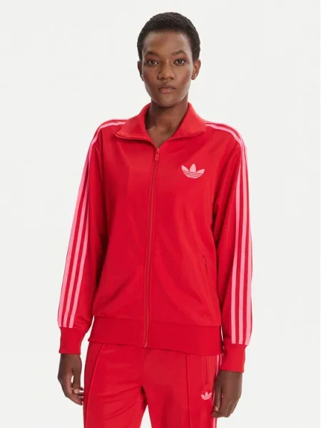 Klasična majica dugih rukava Adidas Originals crvena