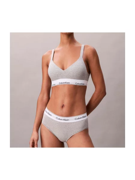 Calvin Klein Underwear Grudnjak / crna / bijela siva