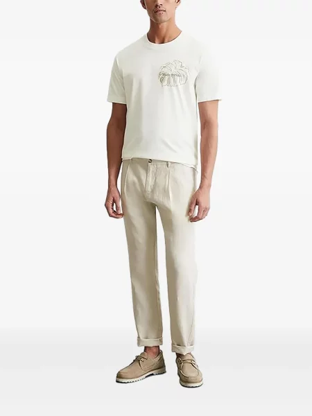 Tricou polo Marc O'polo cu imagine alb