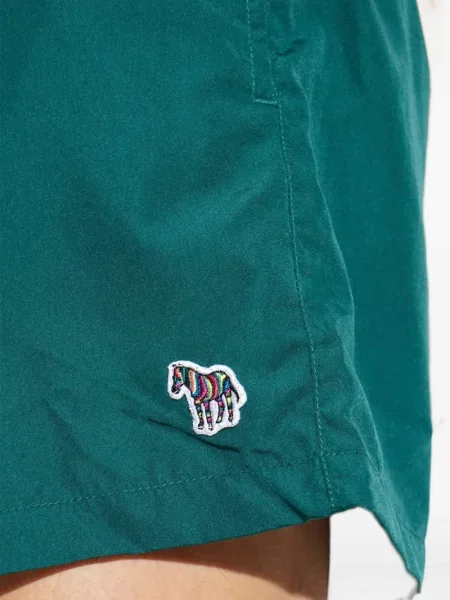 Slip de baie Paul Smith cu model zebră verde