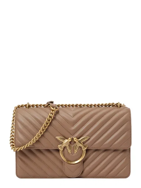 Geanta crossbody Pinko clasică bej