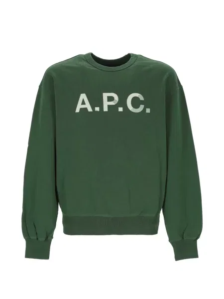 Hanorac A.p.c. cu imagine verde