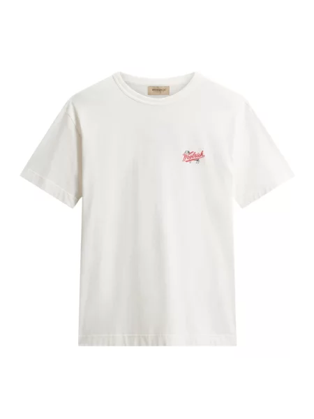 Koszulka polo Woolrich biała