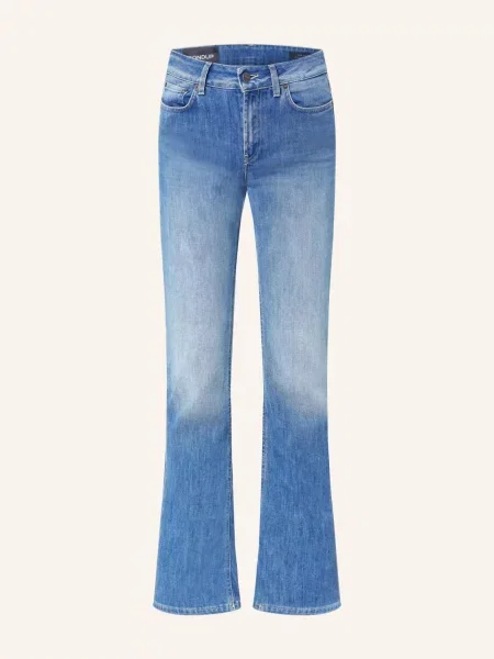 Jeansy dzwony Dondup niebieskie