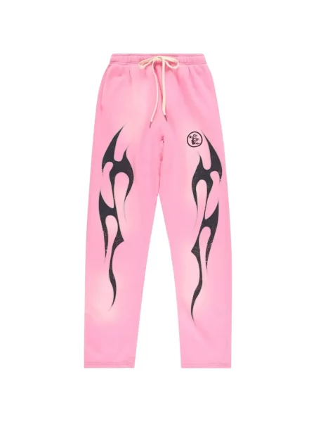 Pantaloni Hellstar cu imagine alergare roz