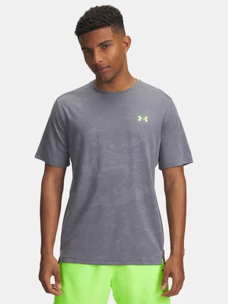 Tricou Under Armour din jacard gri