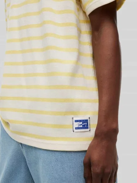 T-shirt o kroju relaxed fit z czystej bawełny Tommy Jeans żółta