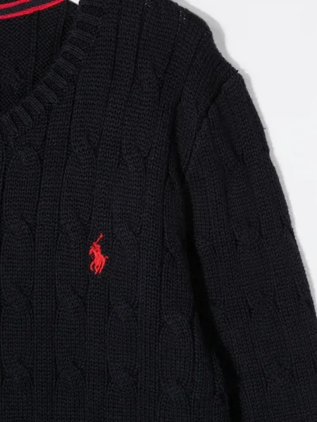 Sweter dziecięcy Polo Ralph Lauren niebieski