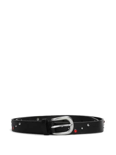 Cu centură curea Paul Smith din piele negru