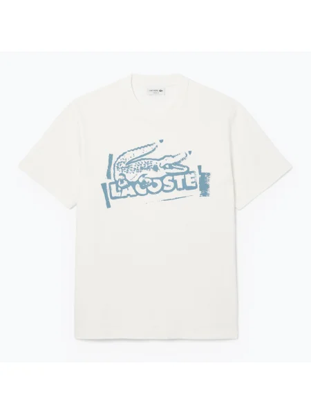 Lacoste férfi póló liszt/mészkő. Méret: S fehér