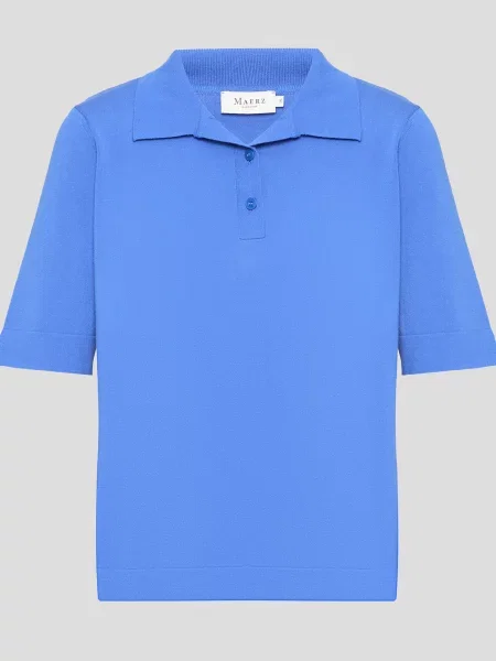 Поло Maerz синее