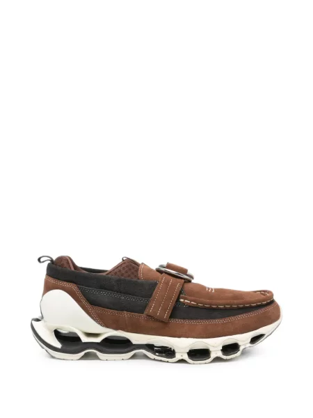 Sneakerși Mizuno cu cataramă maro