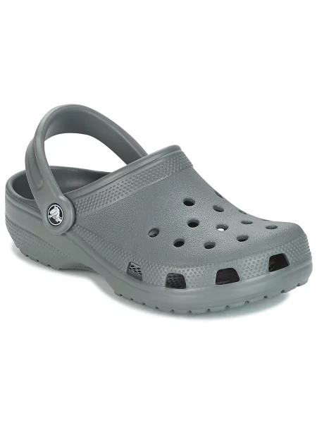 Klasické pantofle Crocs šedé
