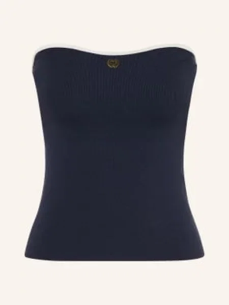 Top Maje z odkrytymi ramionami biały