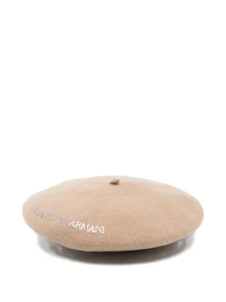 Căciulă Emporio Armani cu broderie de lână