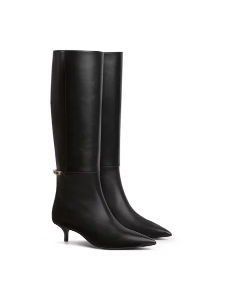 Botki Gucci skórzane różowe