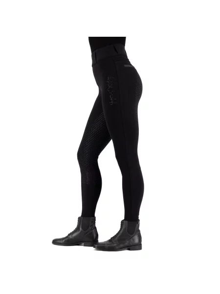 Legginsy jeździeckie z pełną przyczepnością Imperial Riding Comfi Sparks czarne