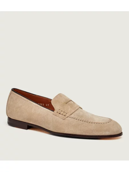 Doucal's Pantofi loafer | piele întoarsă bej
