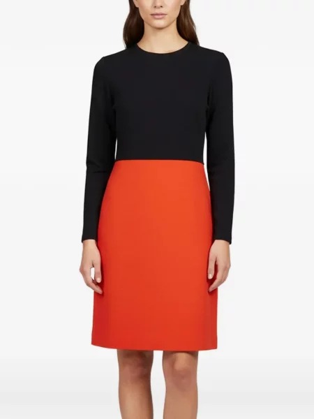 Rochie mini Victoria Victoria Beckham portocaliu