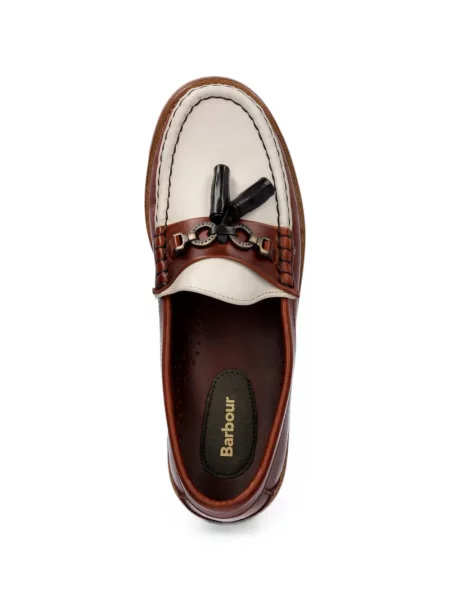 Pantofi loafer Barbour maro