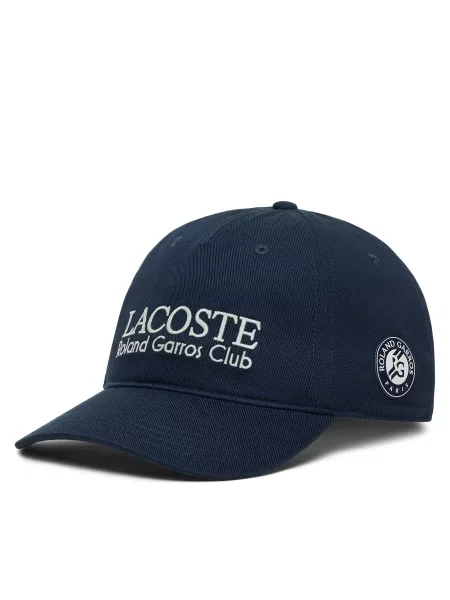 Kapa s šiltom Lacoste Mornarsko modra