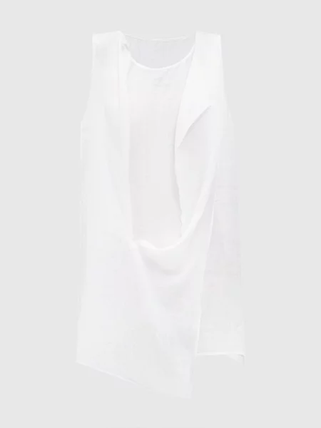 Топ з льону Y`s Yamamoto білий