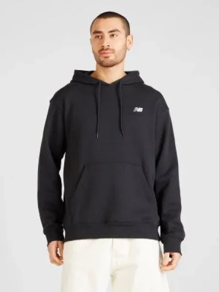 New balance Mikina Essentials čierna biela