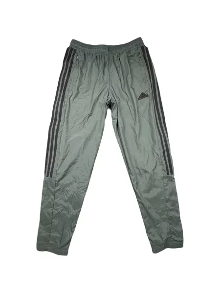 Tricou Adidas alergare din material terry cu imprimeu geometric alb