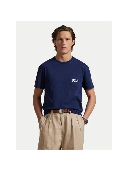 Polo Ralph Lauren Футболка Custom Slim Fit cиній