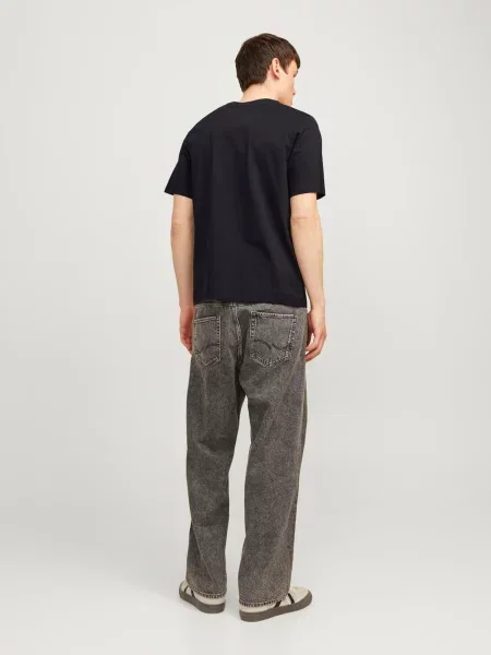 JACK & JONES Tricou negru alb