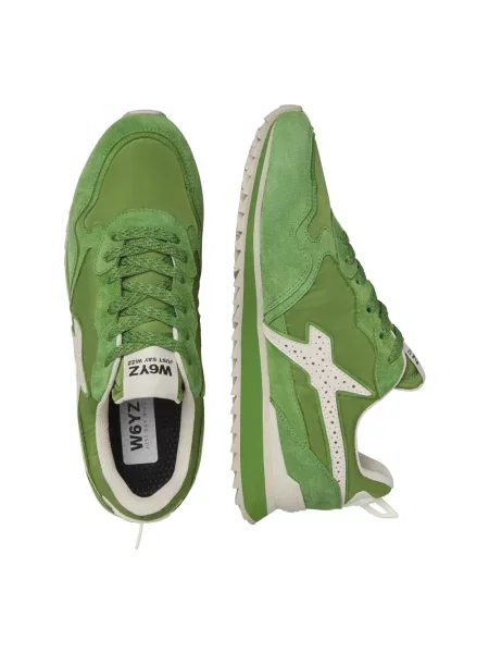 Sneakersy W6yz zamszowe zielone