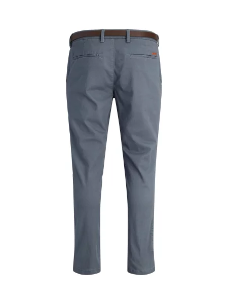JACK & JONES Chino nohavice JPSTMARCO ADAM' sivá