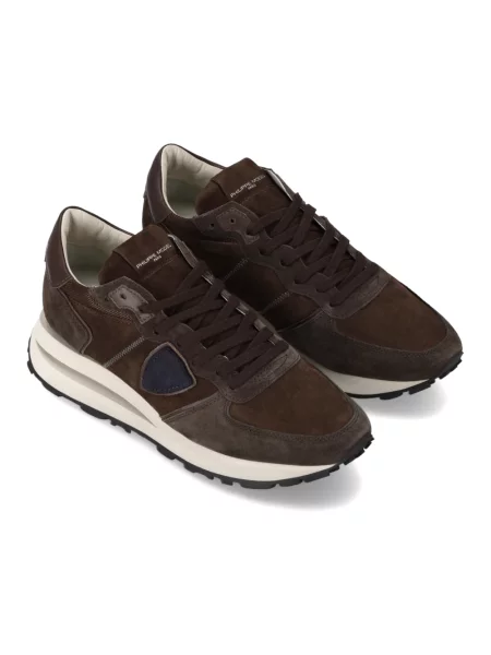 Buty do biegania Philippe Model skórzane do biegania brązowe