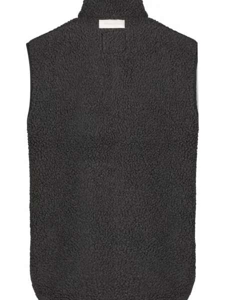 Another Cotton Lab Vestă Sherpa' negru